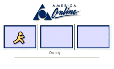 America Online - Dialing...